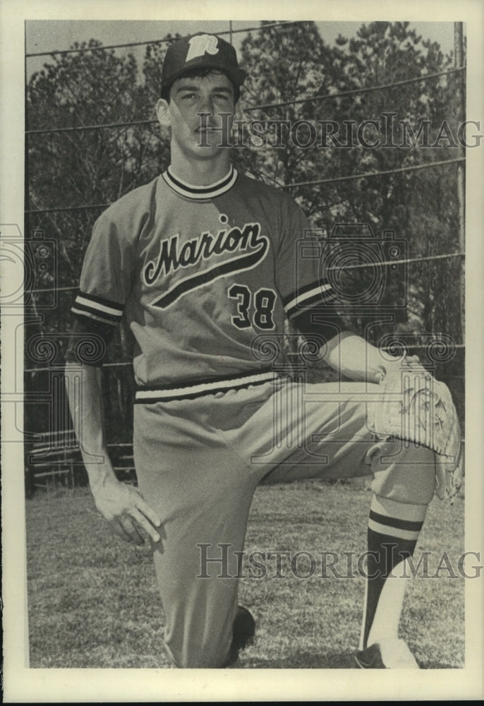 1978 Press Photo Marion Baseball Player Trey Waters, Sports, Best All-Around - Historic Images