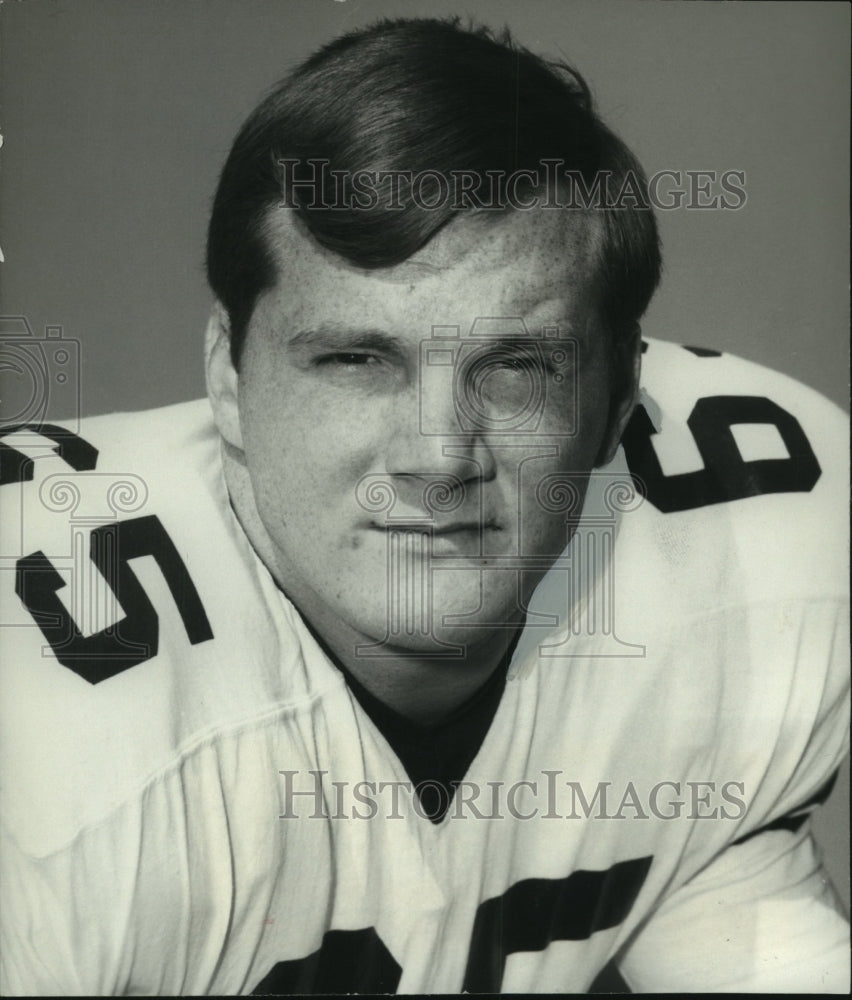 1967 Press Photo Tiger Football Player Ron Yarbrough from Columbus, Georgia - Historic Images