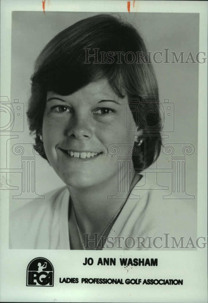 1981 Press Photo Jo Ann Washam, Ladies Professional Golf Association, Sports - Historic Images