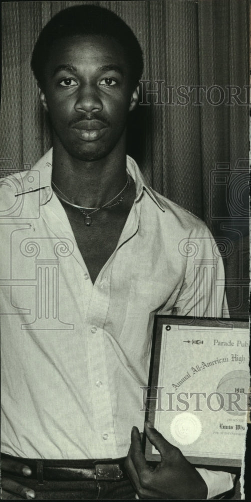 1981 Press Photo Ennis Whatley, Phillips High School Sports, Basketball- Historic Images
