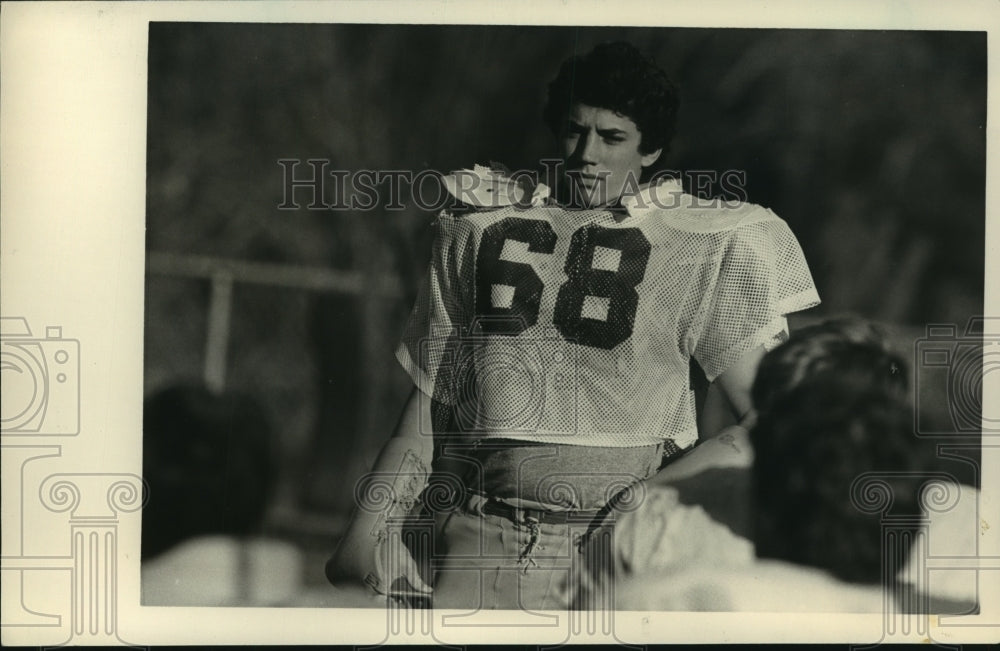 1984 Press Photo Mountain Brooks Lyle Cain, Football Player - abns08455 - Historic Images