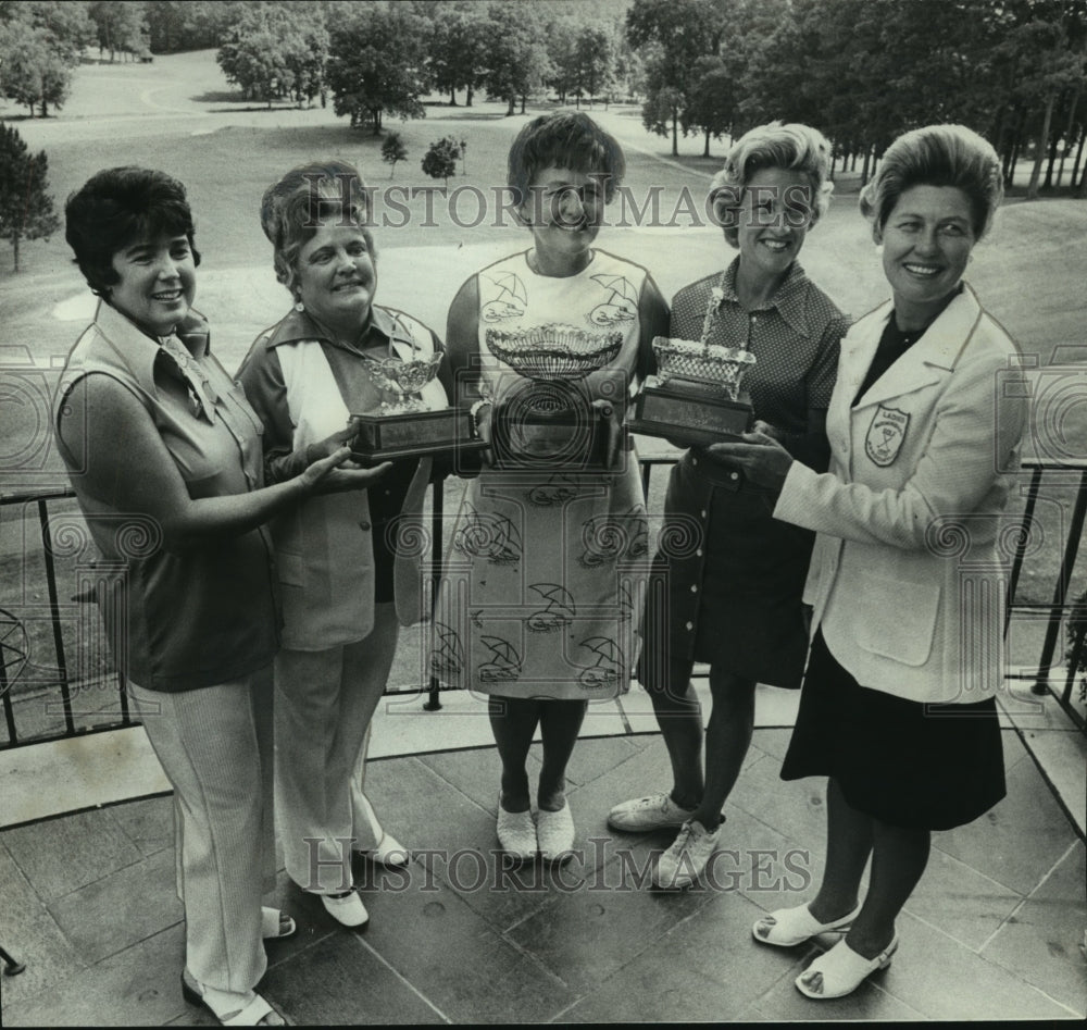 1974 Press Photo Ladies Birmingham Golf Association Tournament Winners - Historic Images