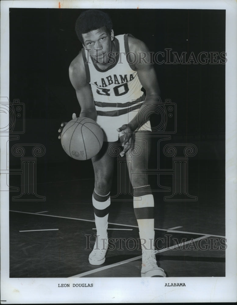 1973 Press Photo University of Alabama Basketball Player Leon Douglas- Historic Images