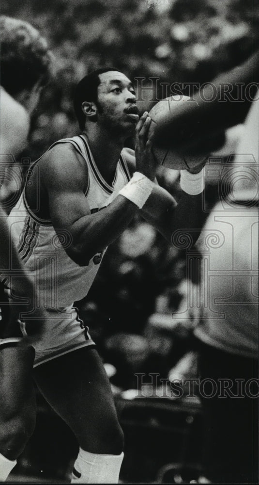 1979 Press Photo Auburn Tigers&#39; Basketball Player Bobby Cattage - abnx00344 - Historic Images