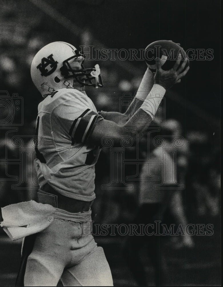 Press Photo Freddie Weygand Plays Football for Auburn University Tigers - Historic Images
