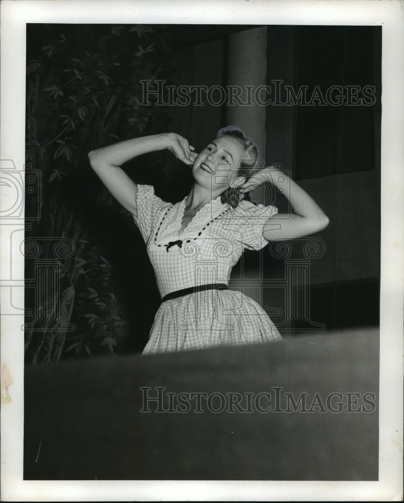 1957 Press Photo Miss Alabama of 1956 Anne Ariail- Historic Images