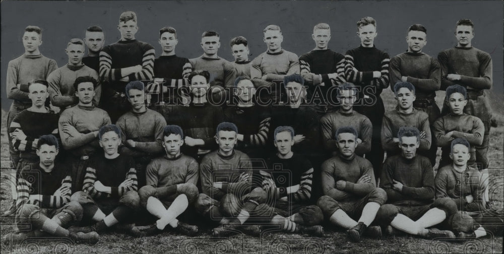 1918 Press Photo Bessemer High School Football Team in Bessemer, Alabama- Historic Images