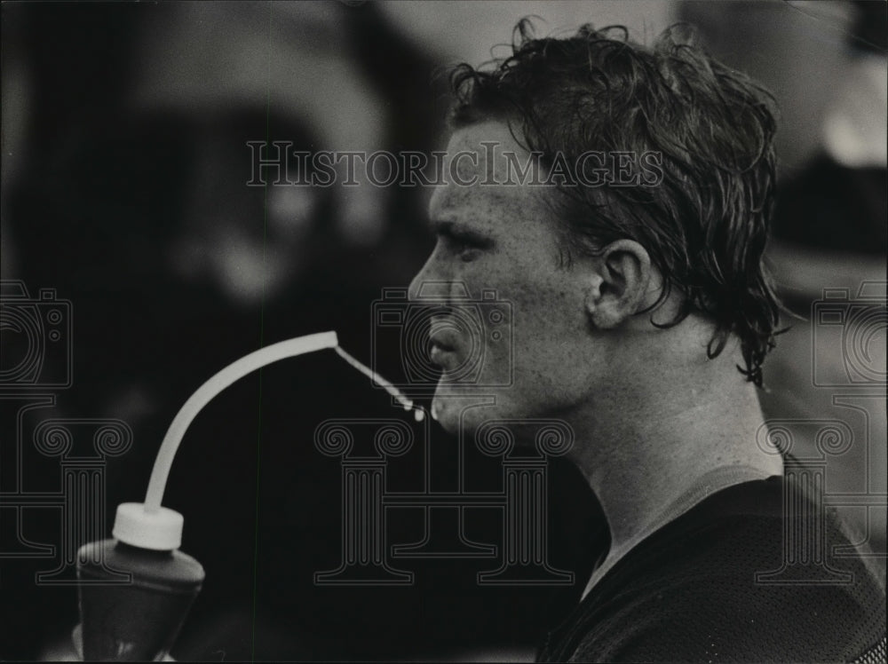 Press Photo Auburn University Football Player Freddy Weygand - abnx01108 - Historic Images