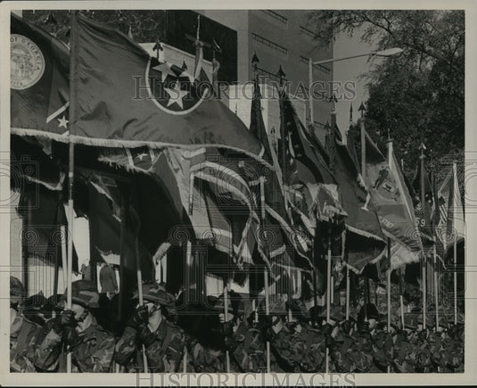 1984 Press Photo Veteran's Day Parade in Birmingham, Alabama - abnx01161 - Historic Images