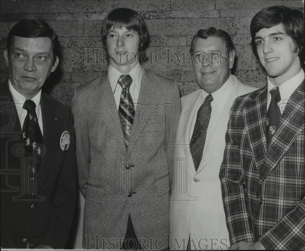 1974 Press Photo Auburn University Football Coach Ralph Jordan at Touchdown Club- Historic Images