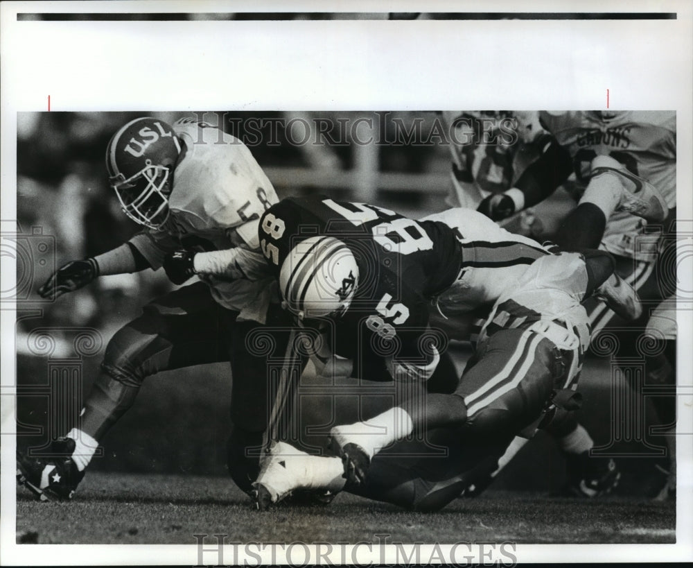 1991 Press Photo Auburn University Football vs. University of Southern Louisiana - Historic Images