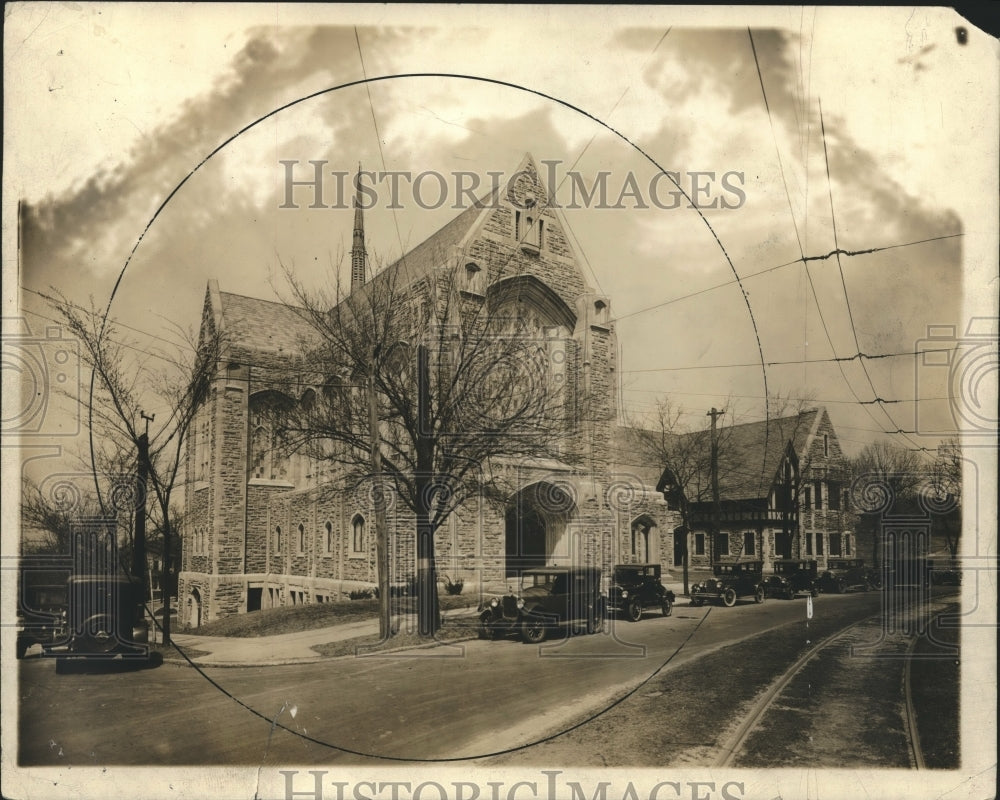 1943 Press Photo Alabama-Old Independence Presbyterian Church, Birmingham