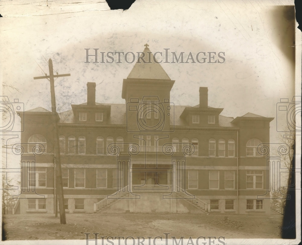 1937 Press Photo Alabama-Birmingham Southern College Munger Memorial Hall.