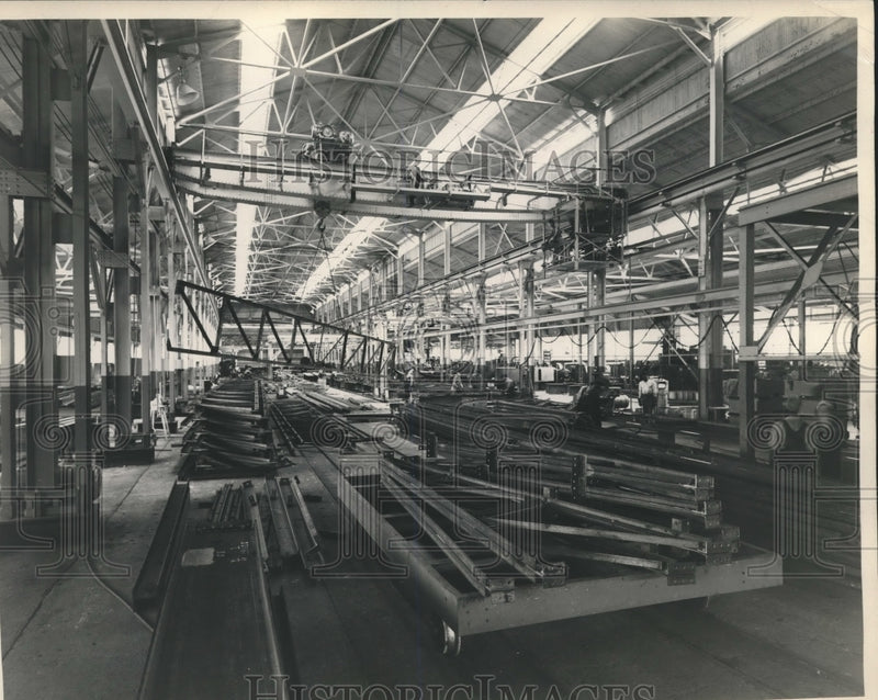 Load image into Gallery viewer, 1947 Press Photo Alabama-Birmingham-Interior view of Southern Steel Works plant.
