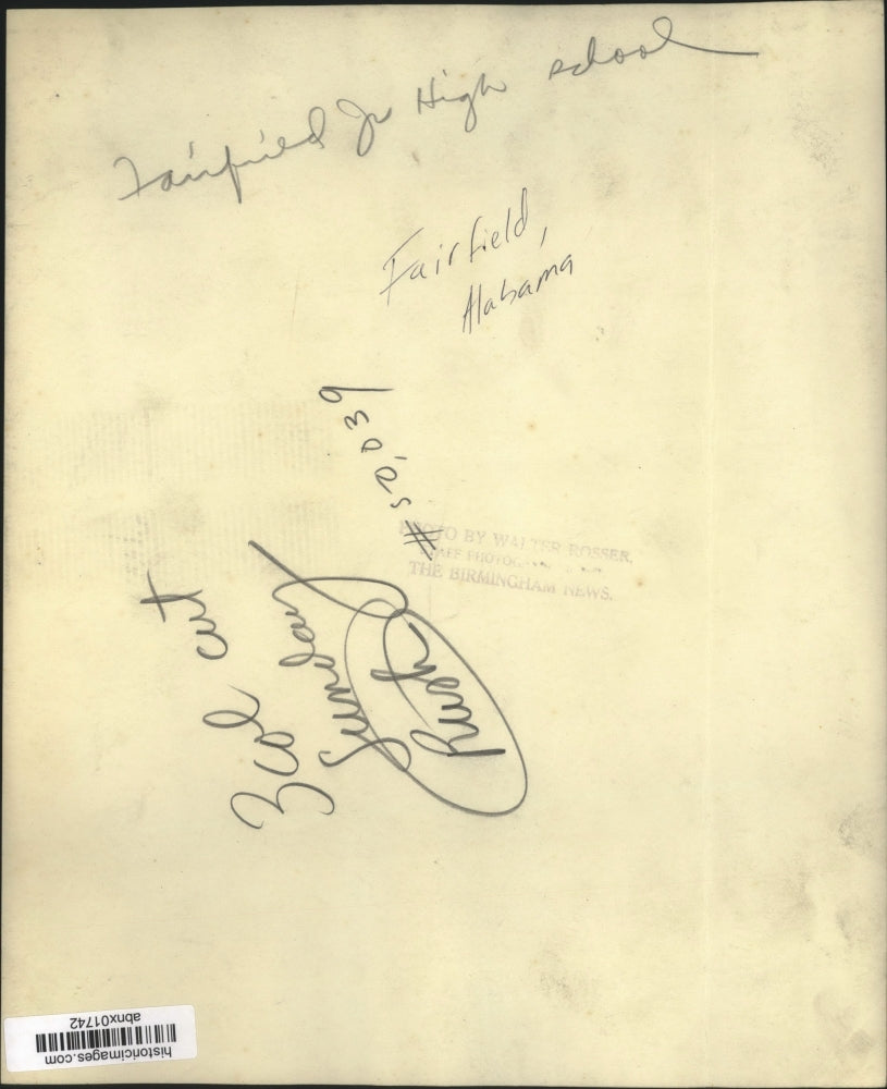 Press Photo Alabama-Fairfield Junior High School building. - abnx01742