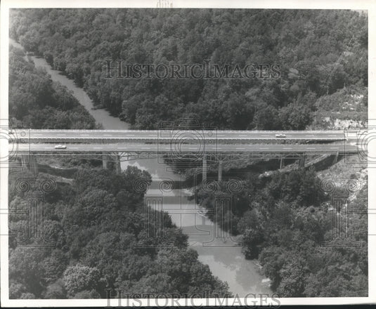 1966 Press Photo Alabama-Bridge on Interstate 65 at Warrior. - abnx01785