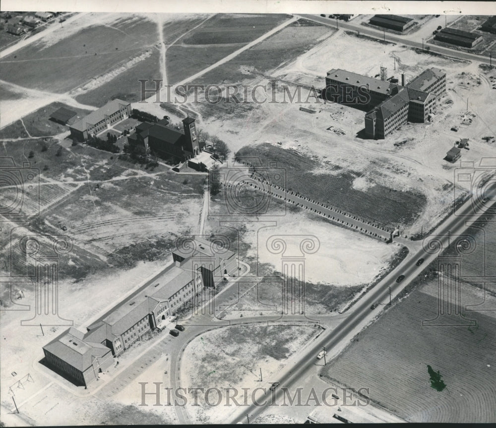 1951 Press Photo Alabama-Montgomery-City of St. Jude, a city within a city.