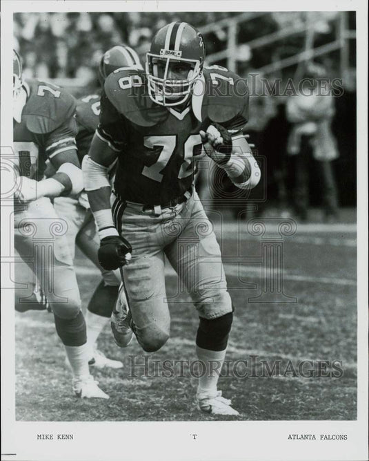 1988 Press Photo Atlanta Falcons 