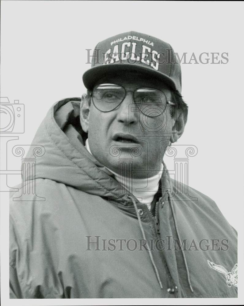 1993 Press Photo NFL Philadelphia Eagles head coach Rich Kotite at RFK Stadium - Historic Images