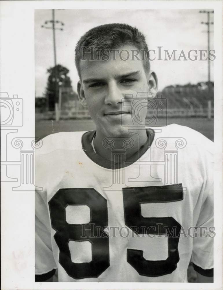 Press Photo Football player Bill Gee - afa10474 - Historic Images