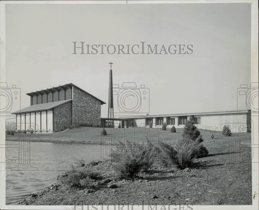 1963 Press Photo Bethany Theological Seminary in Oak Brook, Illinois - afa19637 - Historic Images