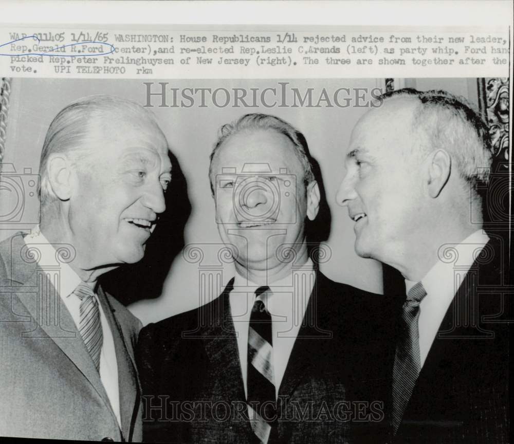 1965 Press Photo House Republicans talk after vote in Washington - afa26591 - Historic Images