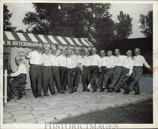1959 Press Photo Barbershop quartet at Morton Grove's "Gay '90 Days Festival" - Historic Images