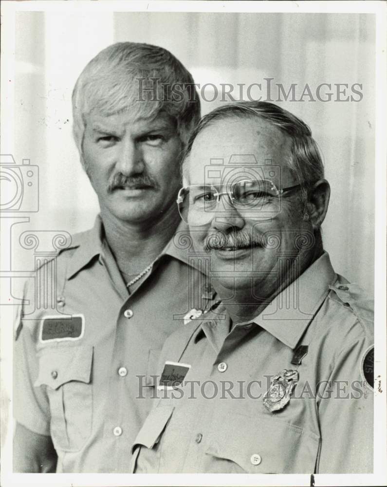 1981 Press Photo St. Petersburg Paramedics Milton Bickley And Jerry Henderson- Historic Images