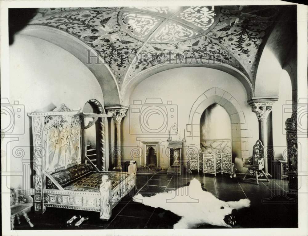 1935 Press Photo Prince&#39;s bedroom in Colleen Moore&#39;s $435,000 doll house. - Historic Images