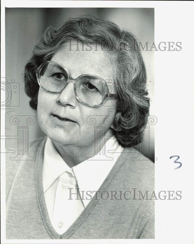 1982 Press Photo Lou Milton, Old Monroe Neighborhood Association Member - Historic Images