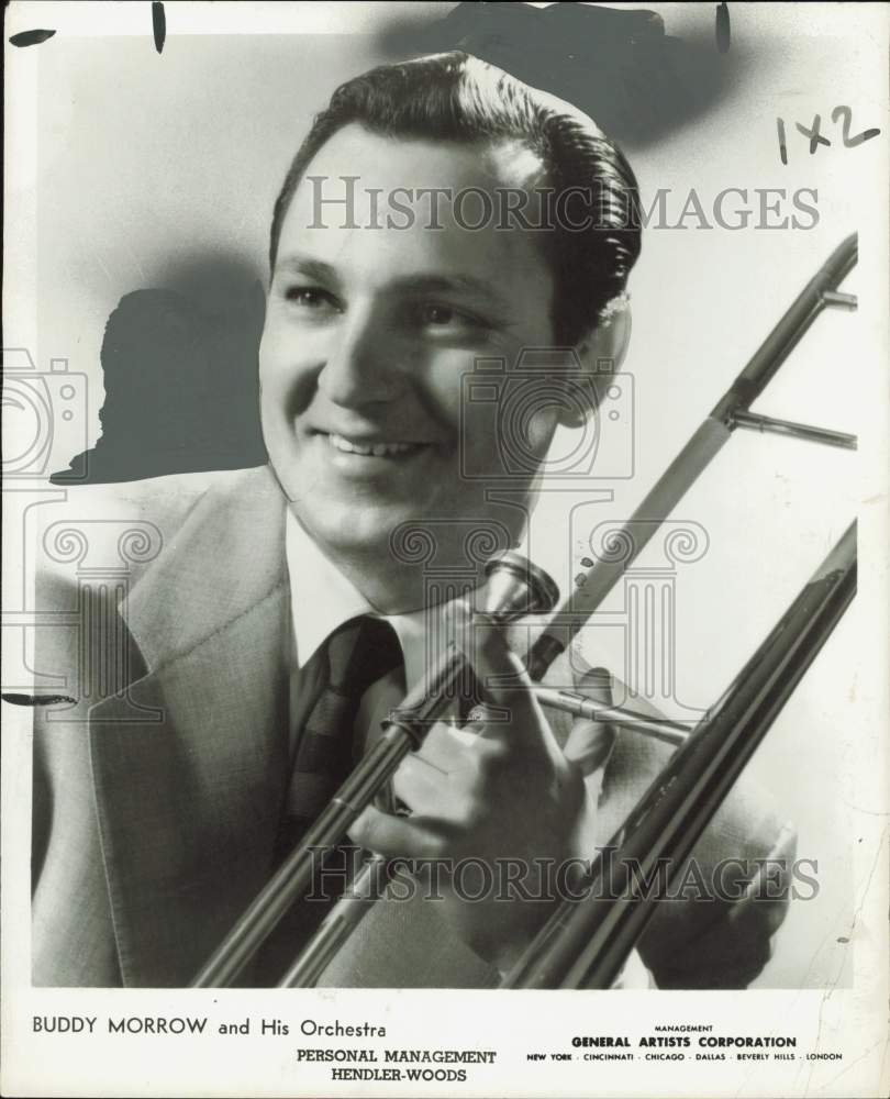 1953 Press Photo Buddy Morrow, Orchestra Leader - afa56732 - Historic Images