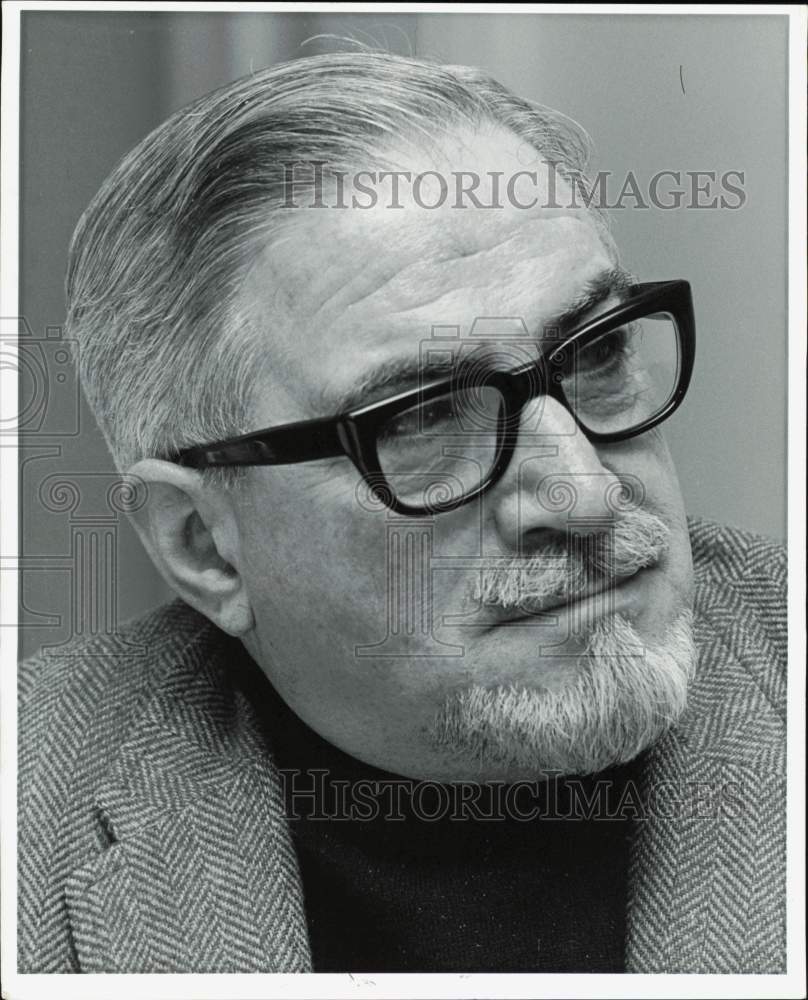 1968 Press Photo Frank P. Gill, Wayne State Journalism Instructor - afa57013 - Historic Images