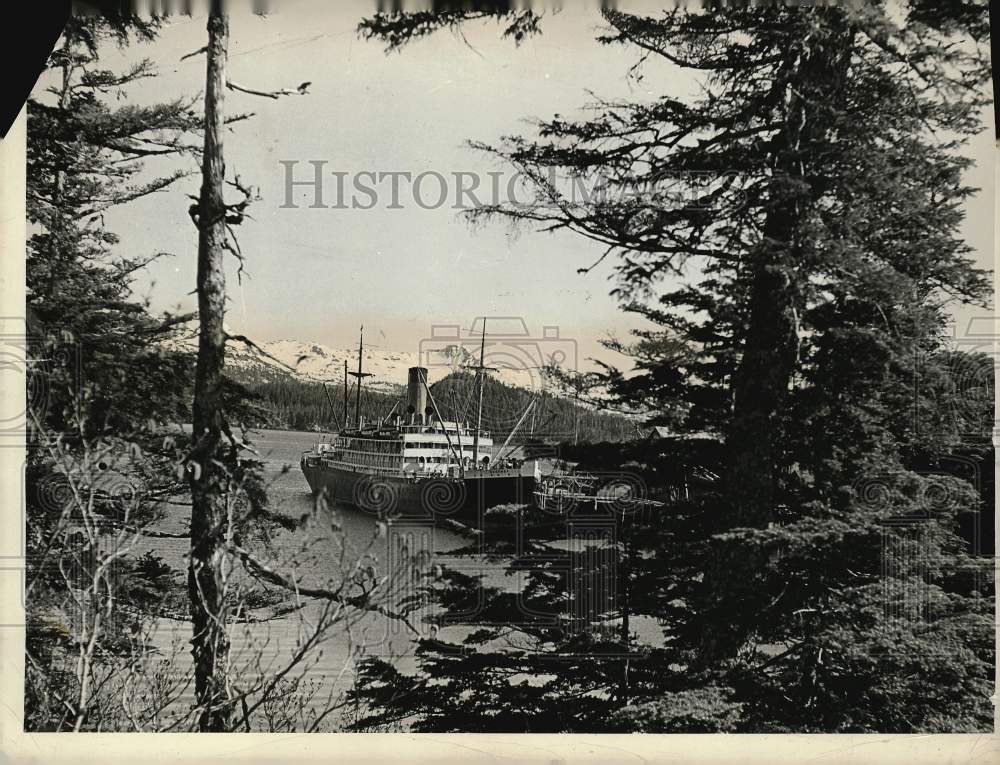 Press Photo A small port on an Alaska cruise - afx02747 - Historic Images