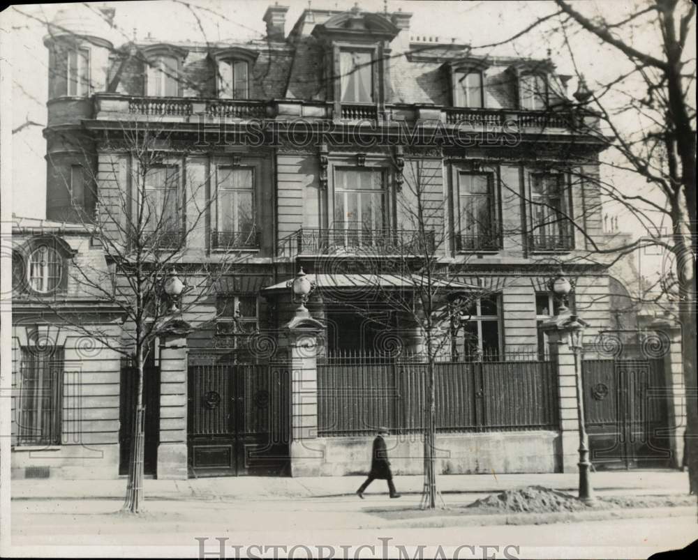 Press Photo The American Embassy in Paris, France. - afx03784 - Historic Images