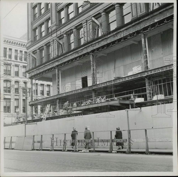 1954 Press Photo Remodeling Of First Floors Of Andrus Building In Minn ...