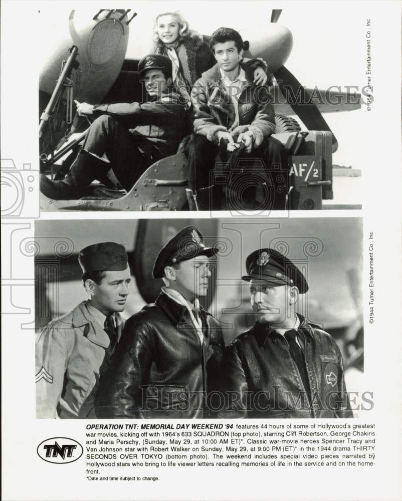 1944 Press Photo Hollywood&#39;s greatest war movies on TNT Memorial Day Weekend - Historic Images