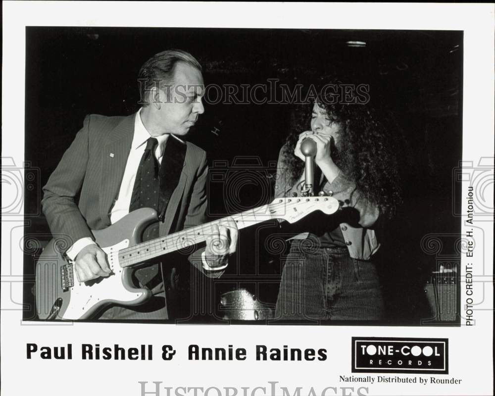 Press Photo Recording artists Paul Rishell &amp; Annie Raines - afx15896- Historic Images