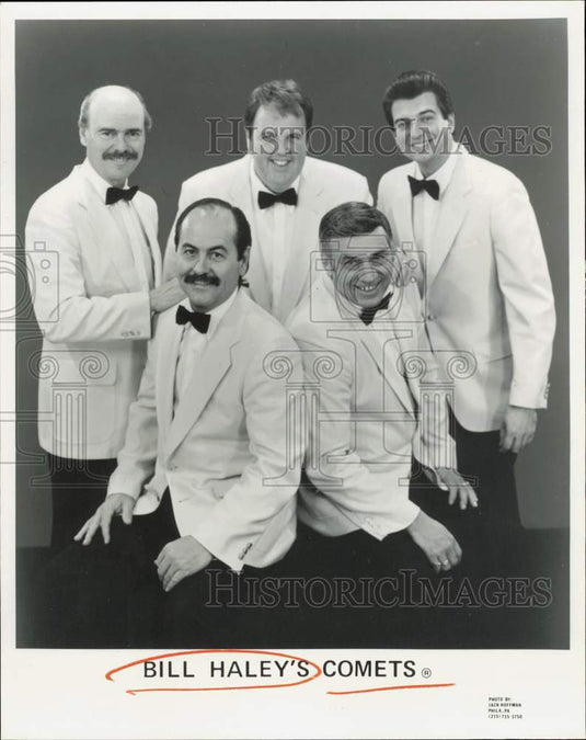 1990 Press Photo Members of Bill Haley's Comets - afx16736- Historic Images