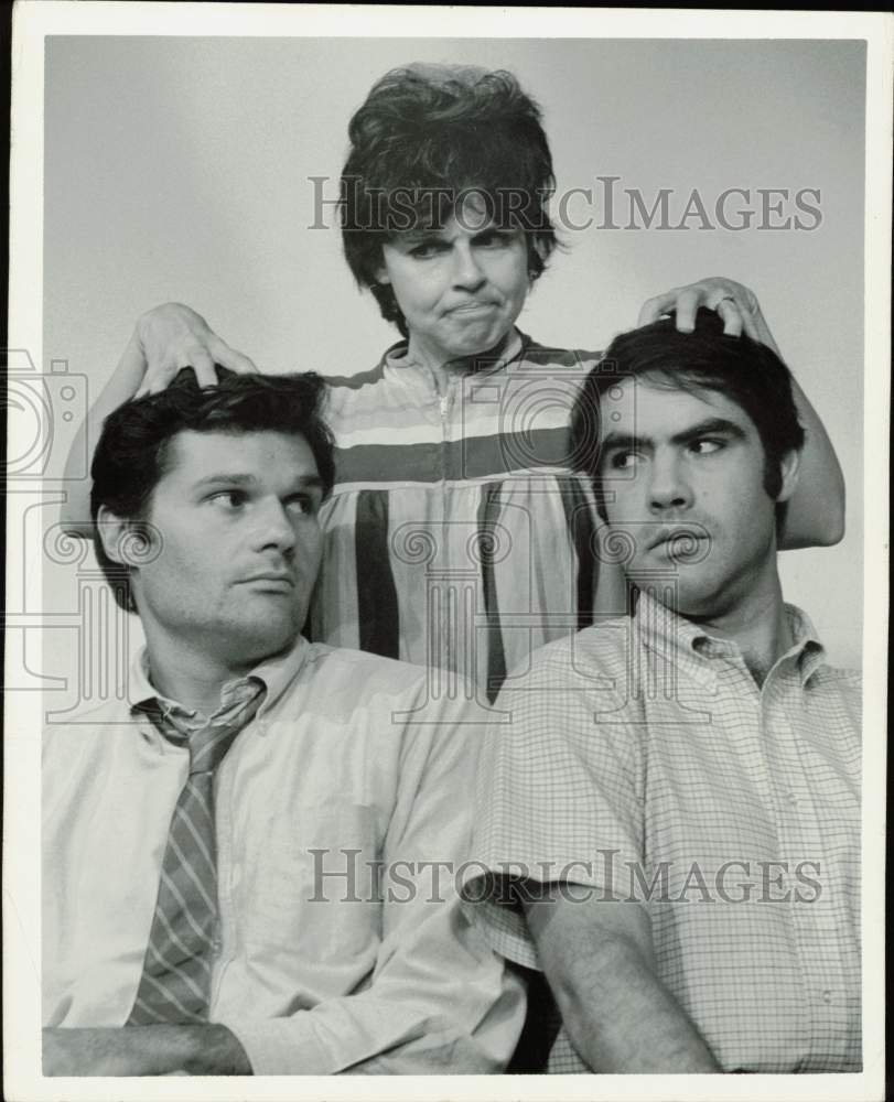 1968 Press Photo Fred Willard, Mina Kolb, Robert Klein of &quot;From Second City&quot; - Historic Images