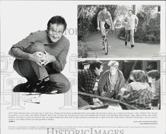 1996 Press Photo Robin Williams and others star in the film "Jack" - afx24034 - Historic Images