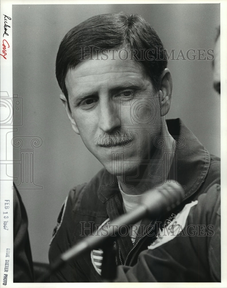1987 Press Photo Richard "Dick" Covey, Astronaut- Historic Images