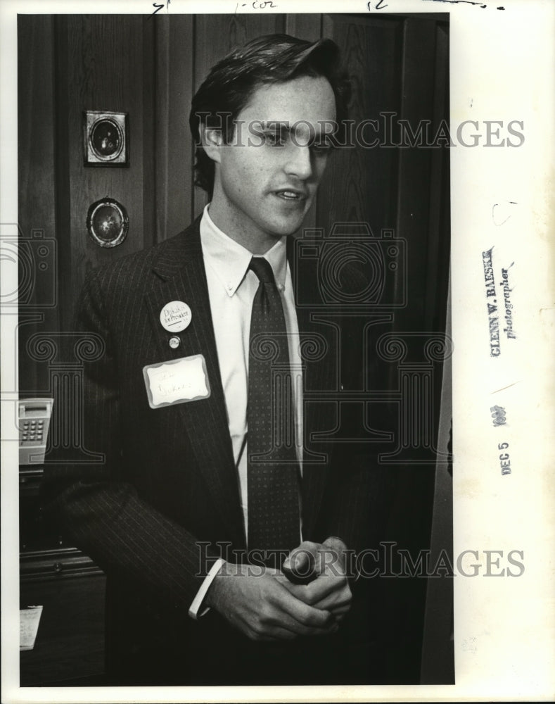 1987 Press Photo John Dukakis, Son of Governor Michael Dukakis- Historic Images