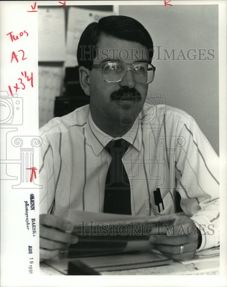 1991 Press Photo William J. Crump, MD, University of Alabama Huntsville