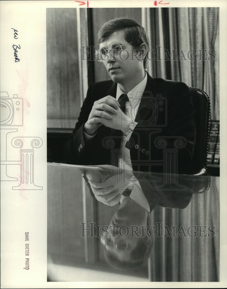 Press Photo Morris J. &quot;Mo&quot; Brooks, Jr., Attorney- Historic Images