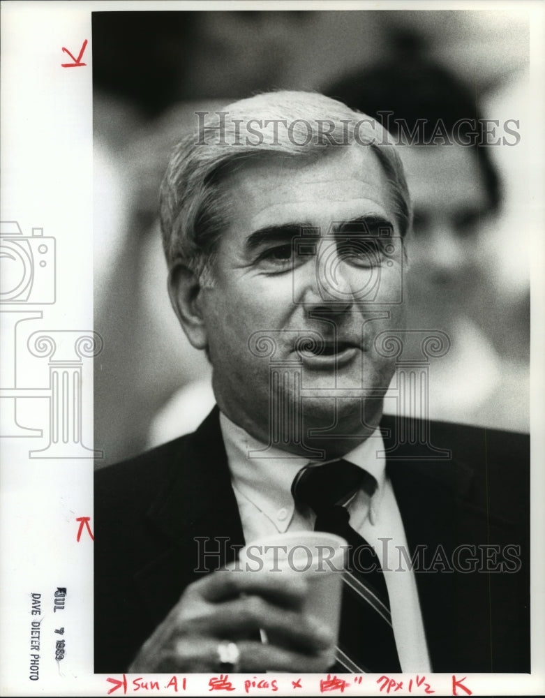 1989 Press Photo Ralph V. Green, Huntsville City Schools Deputy Superintendent- Historic Images