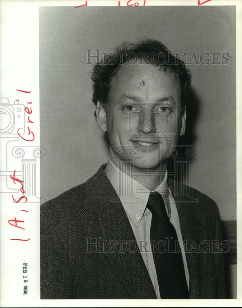 1988 Press Photo Interim Director Of VBCC Steven Greil- Historic Images