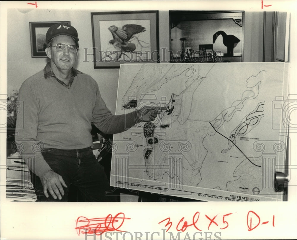 Press Photo Rodney Bell, Manager, Goose Pond Colony, Scottsboro, Alabama