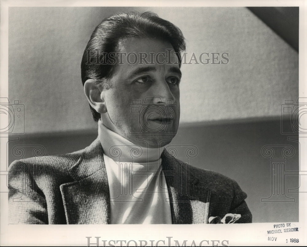 1988 Press Photo Franco Collura, Conductor - ahta00963 - Historic Images