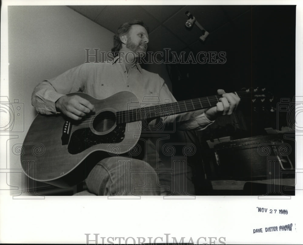 1989 Press Photo Denny Cannon, Musician- Historic Images