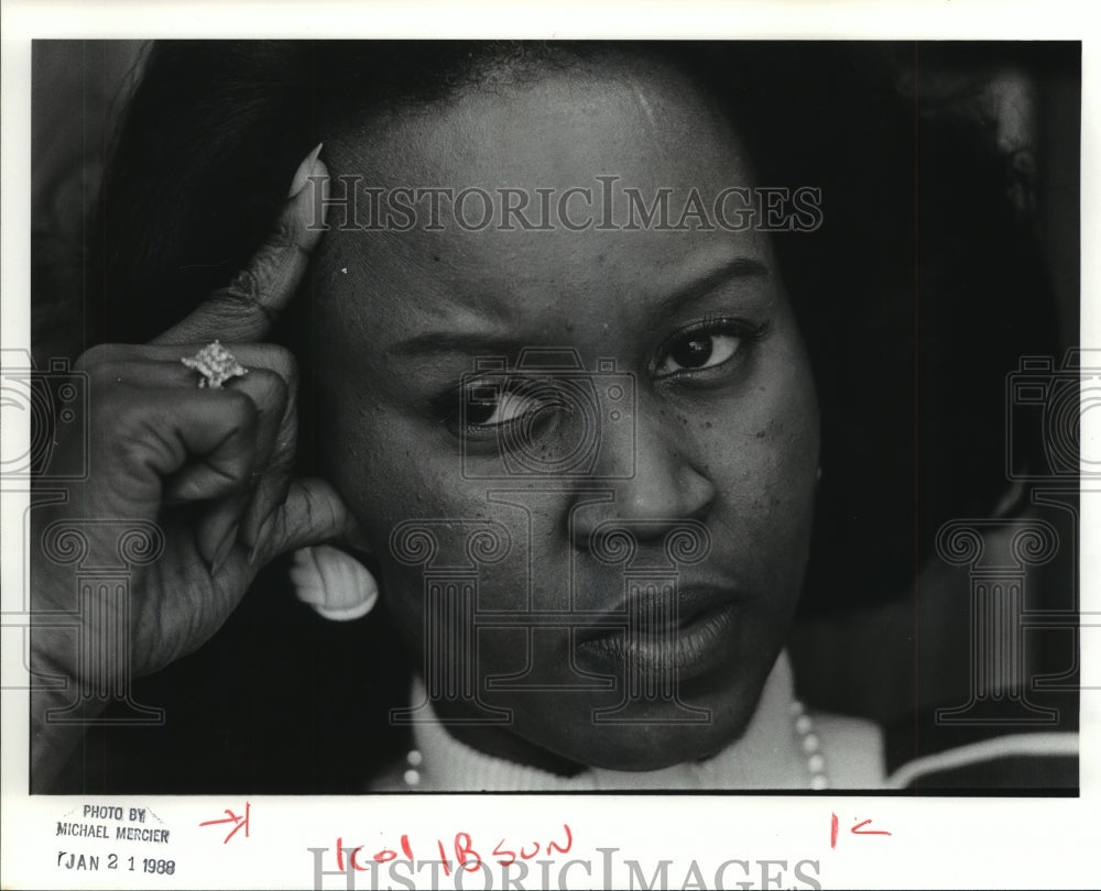 1988 Press Photo Mayoral Assistant Brenda Martin- Historic Images